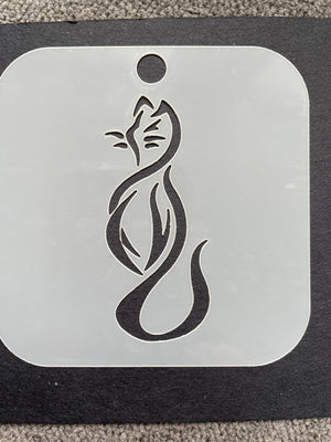 Stencil 2052 Cat Mylar Re-Usable Stencil