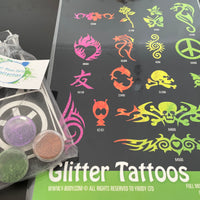 Ybody glitter temporary tattoo kit