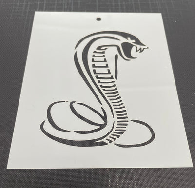 Snake 0738 Mylar Re-Usable Stencil - 130mm x 100mm