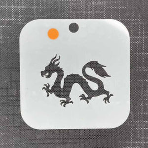 Dragon Mylar 2019 Re-Usable Stencil - 80mm x 80mm