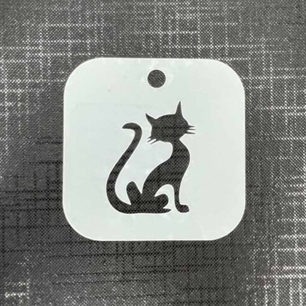 Cat Mylar 2039 Re-Usable Stencil - 70mm x 70mm