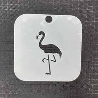 Flamingo Mylar 2047 Re-Usable Stencil - 70mm x 70mm