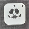 Spooky Face Mylar 2068 Re-Usable Stencil - 80mm x 80mm