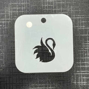 Swan Mylar 2079 Re-Usable Stencil - 80mm x 80mm