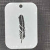 Feather Mylar Re-Usable Stencil 2153 - 100mm x 70mm