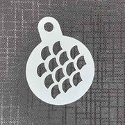 Mermaid Scales Mylar 2155 Re-Usable Stencil