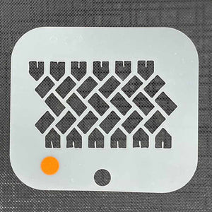 Tire Track Mylar 2172 Re-Usable Stencil - 80mm x 70mm