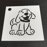 Dog Mylar Re-Usable Stencil 6146 - 80mm x 80mm