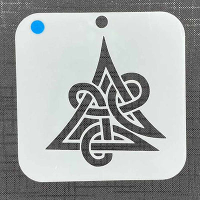 Tribal Mylar 3033 Re-Usable Stencil - 100mm x 100mm