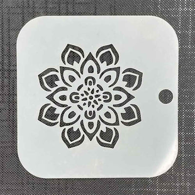 Flower Mylar 3036 Re-Usable Stencil - 80mm x 80mm