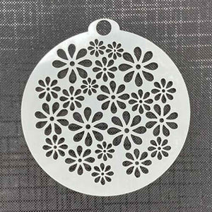 Flowers Texture 3059 Mylar Re-Usable Stencil