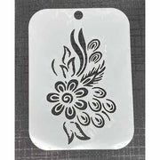 Henna Inspired Mylar 3067 Re-Usable Stencil - 110mm x 80mm