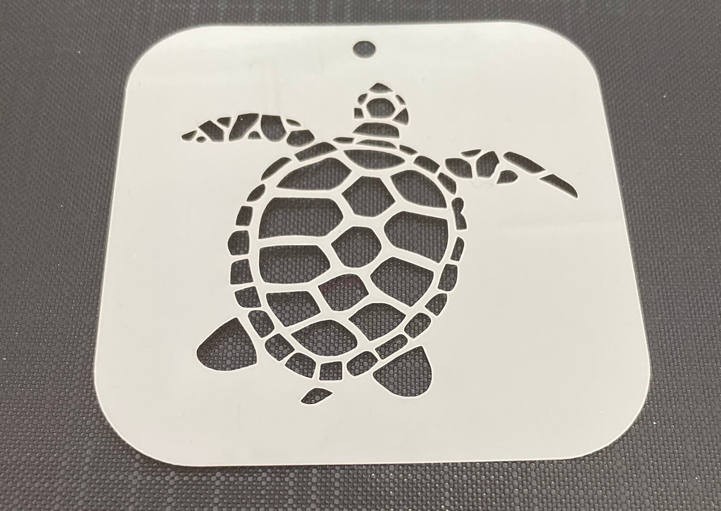Turtle 0905 Mylar Re-Usable Stencil - 80mm x 80mm