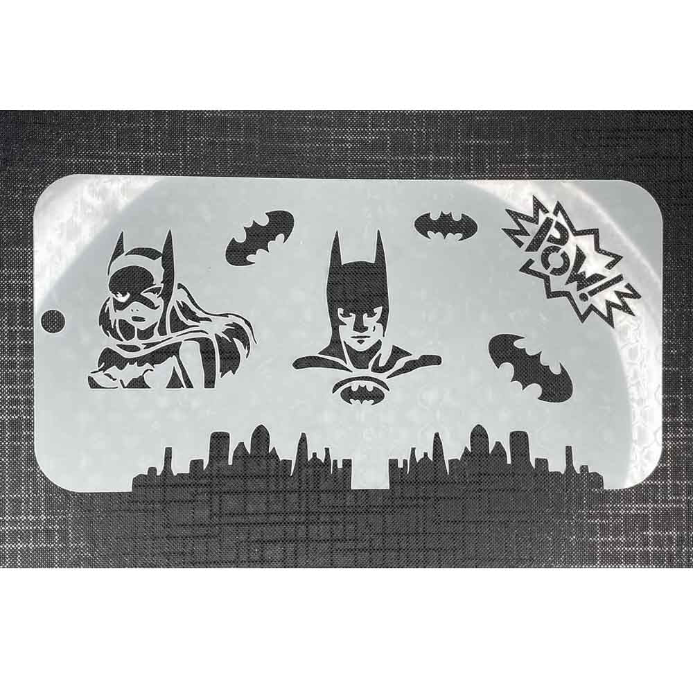 Bat Mylar 4010 Re-Usable Stencil - 200mm x 100mm