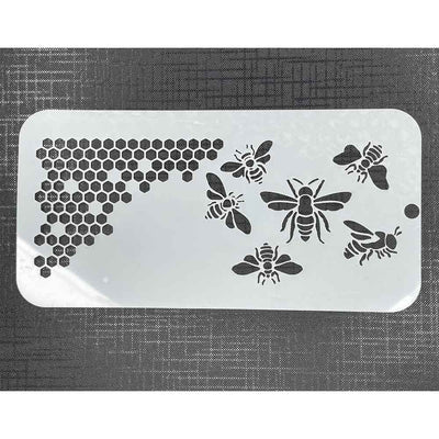 Honey Bee Mylar 4013 Re-Usable Stencil - 200mm x 100mm