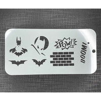 Bat Mylar 4016 Re-Usable Stencil - 200mm x 100mm