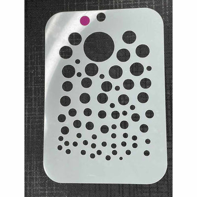 Bubbles Mylar 4056 Re-Usable Stencil - 135mm x 95mm