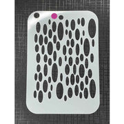 Bubbles Mylar 4057 Re-Usable Stencil - 135mm x 95mm