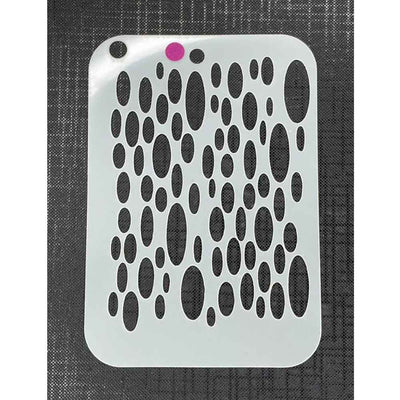 Bubbles Mylar 4057 Re-Usable Stencil - 135mm x 95mm