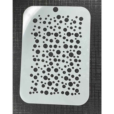 Bubbles Mylar 4059 Re-Usable Stencil - 135mm x 95mm