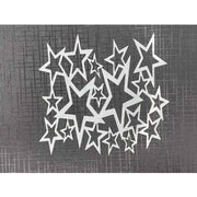 Star Texture Mylar Re-Usable Stencil 4068 - 120mm x 120mm