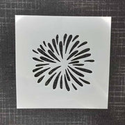 Fireworks Mylar 6142 Re-Usable Stencil - 95mm x 95mm