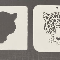 Leopard 0007 & 0007b Mylar Re-Usable Stencil