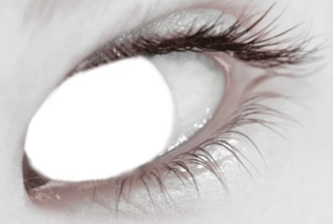 Mesmereyez Blind white 1 day wear contact lenses