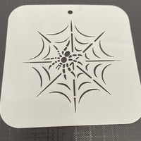 Spiders Web 0519 Mylar Re-Usable Stencil - 100mm x 100mm