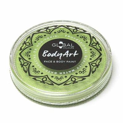 Global Pearl Lime Green Face and Body Paint 32g