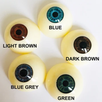Gods Eye Silicone Prosthetic with light brown eye colour