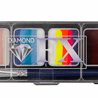 Diamond FX 6 x 6g Splitcake GLOW Palette - Touch of Neon