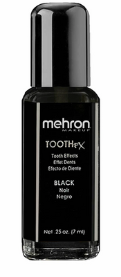 Mehron Tooth FX SFX Enamel Paint - Black 4ml