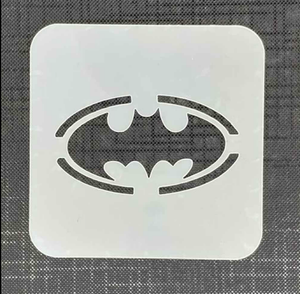 Bat Mylar 6124 Re-Usable Stencil - 80mm x 80mm