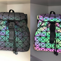 Reflective geometric backpack